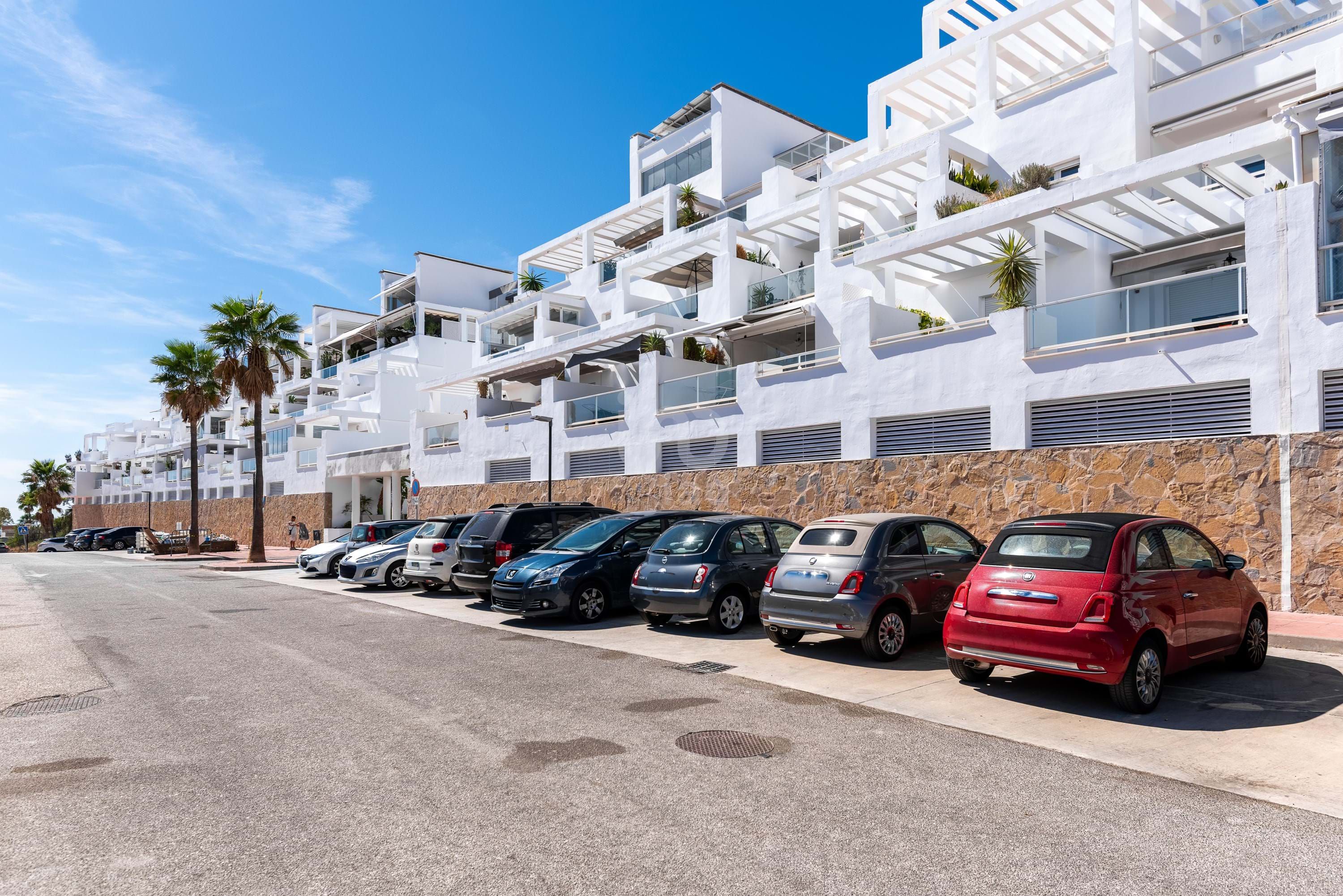 Parking of Flat for sale in Benalmádena  with Air Conditioner, Heating and Terrace