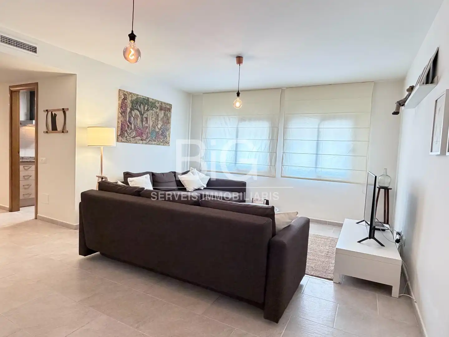 Living room of Flat for rent in Mataró  with Heating and Furnished