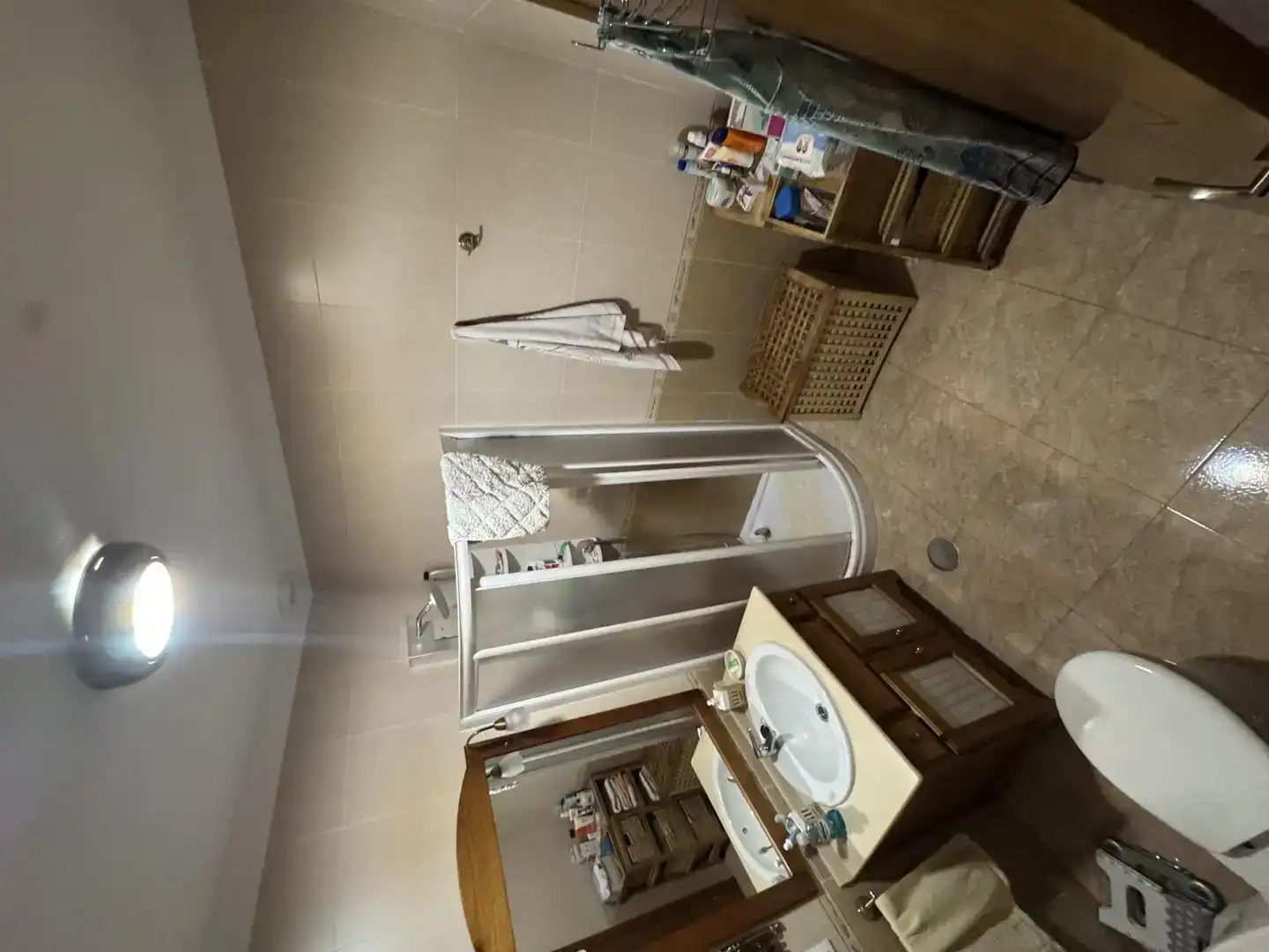 Baño de Casa adosada en venta en Monesterio con Parquet, Amueblado y Horno