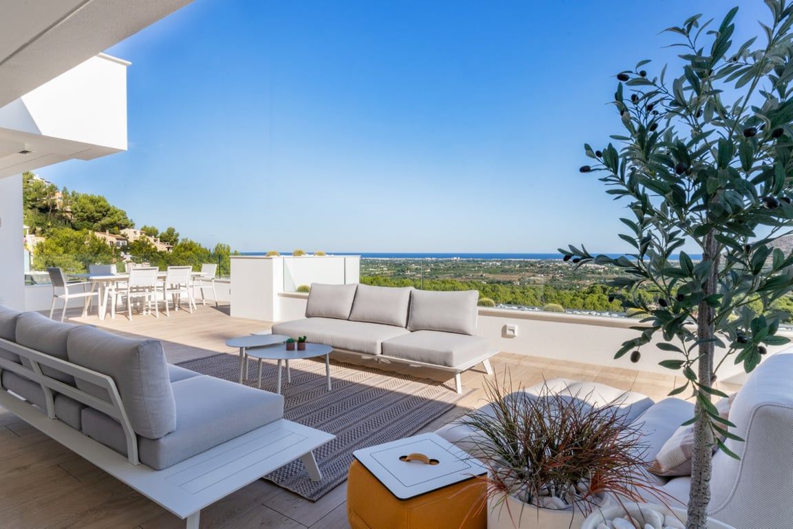 Terrace of Flat for sale in Pedreguer  with Community pool