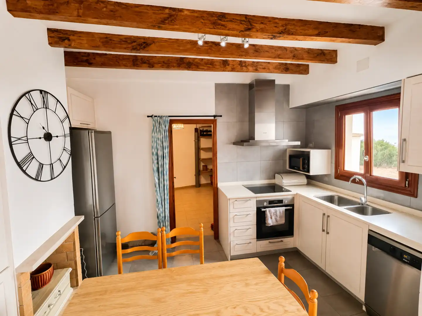Cocina de Casa adosada de alquiler en Pollença con Aire acondicionado, Calefacción y Terraza