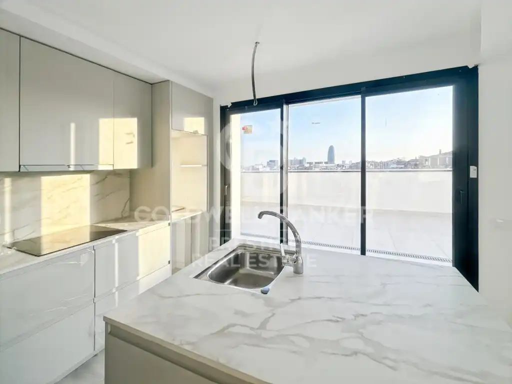 Kitchen of Attic for sale in Barcelona  with Terrace