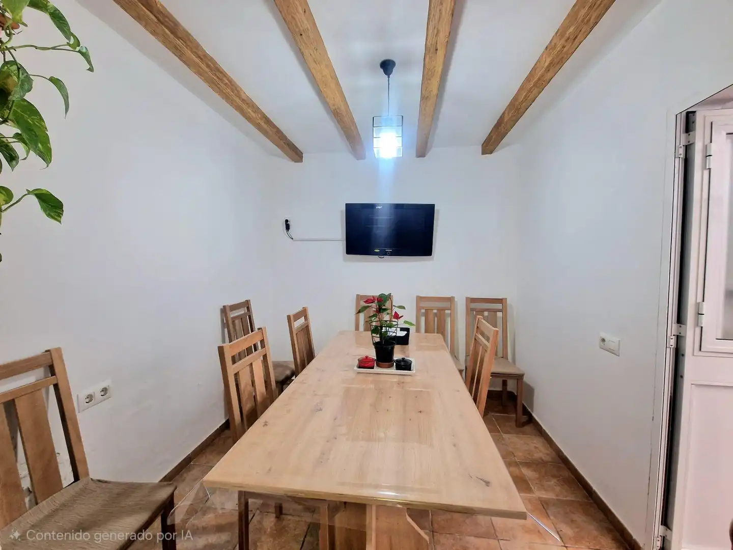 Menjador de Casa adosada en venda en Jerez de la Frontera amb Aire condicionat, Jardí privat i Terrassa