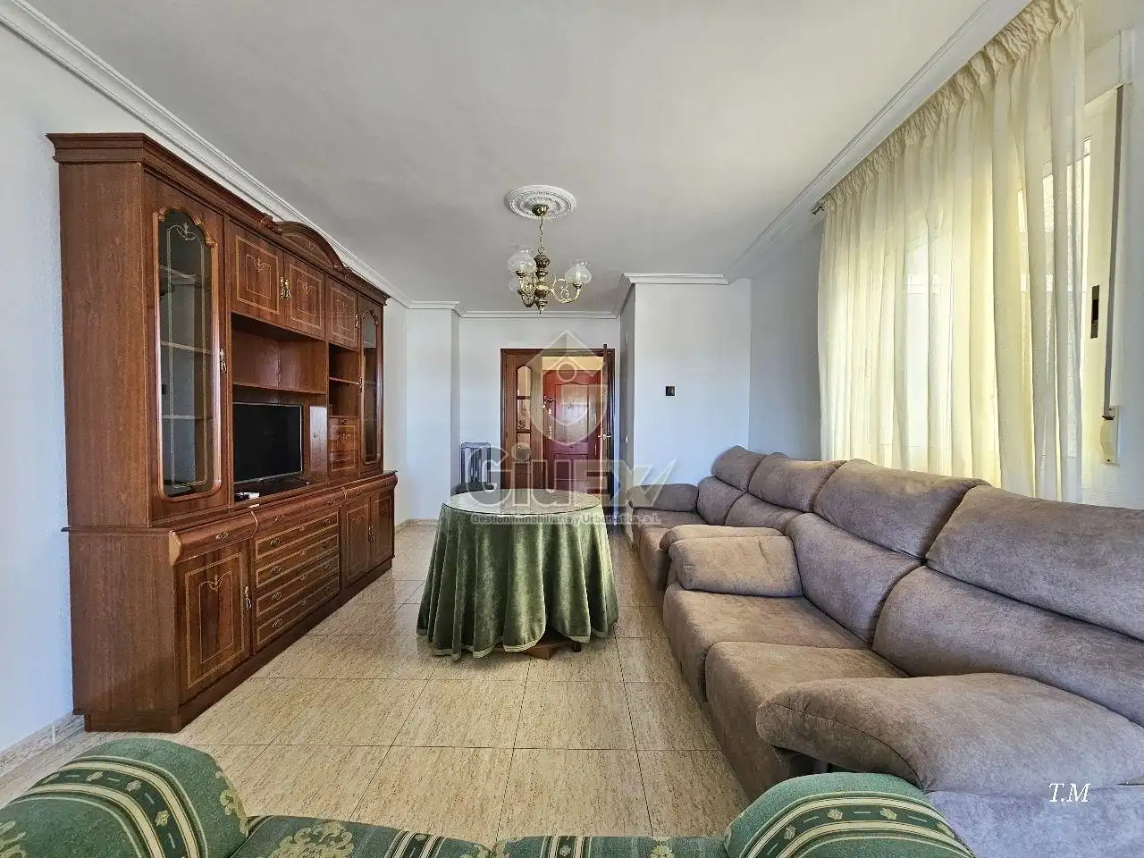 Sala de estar de Piso de alquiler en Cáceres con Aire acondicionado, Calefacción y Terraza