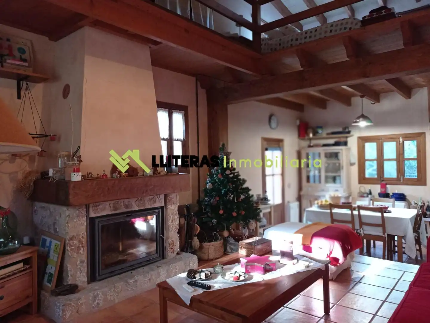 Sala de estar de Finca rústica en venta en Campanet