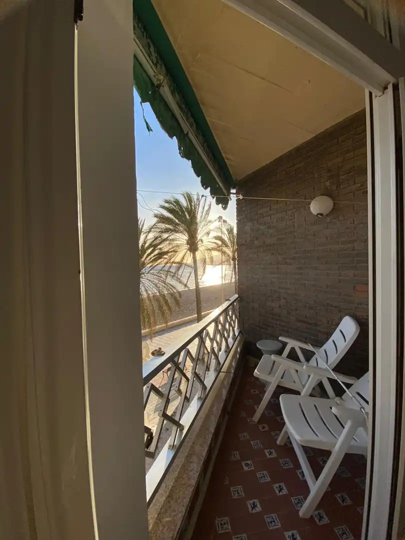Balcony of Apartments for rent in Almería  with Heating, Terrace and Furnished