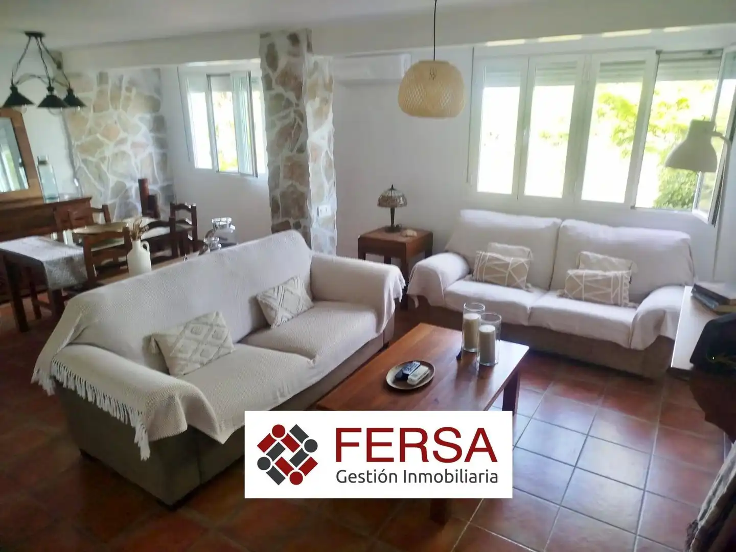 Living room of Flat for rent in El Puerto de Santa María  with Air Conditioner, Heating and Private garden