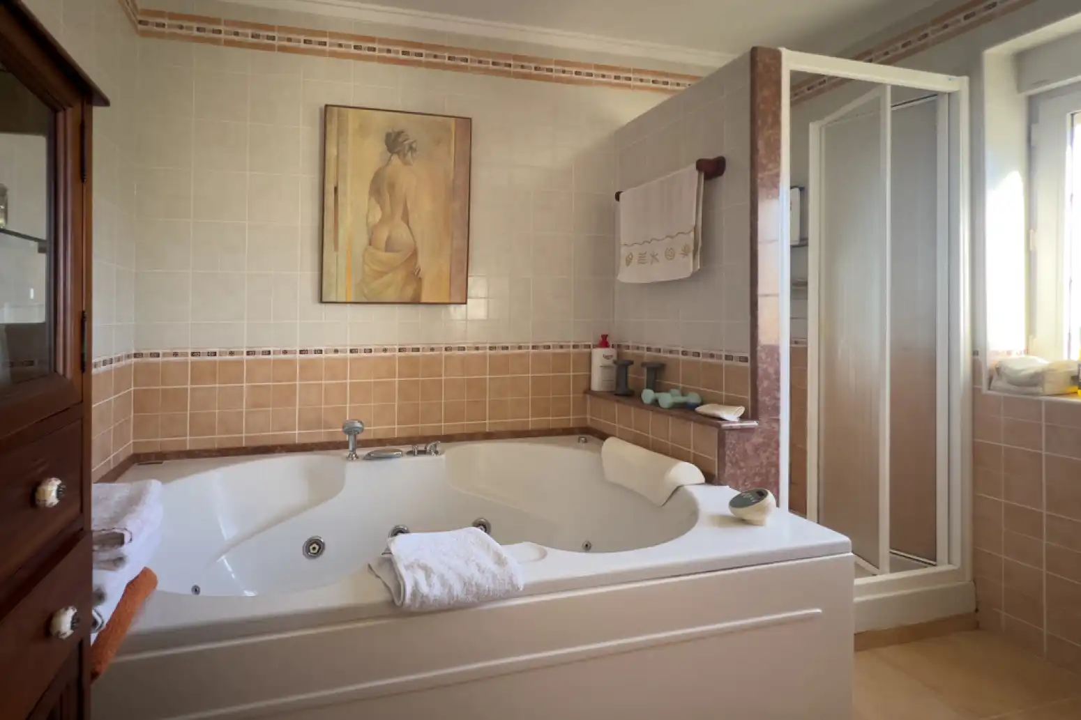 Bathroom of Houses for sale in Cartes  with Heating, Parquet flooring and Terrace