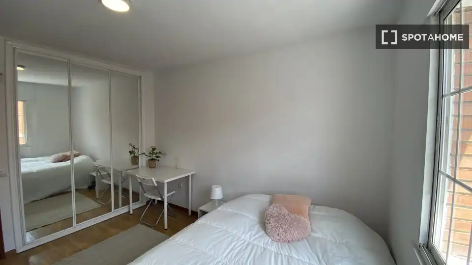 Habitación de Piso de alquiler en Madrid con Aire acondicionado, Calefacción y Amueblado