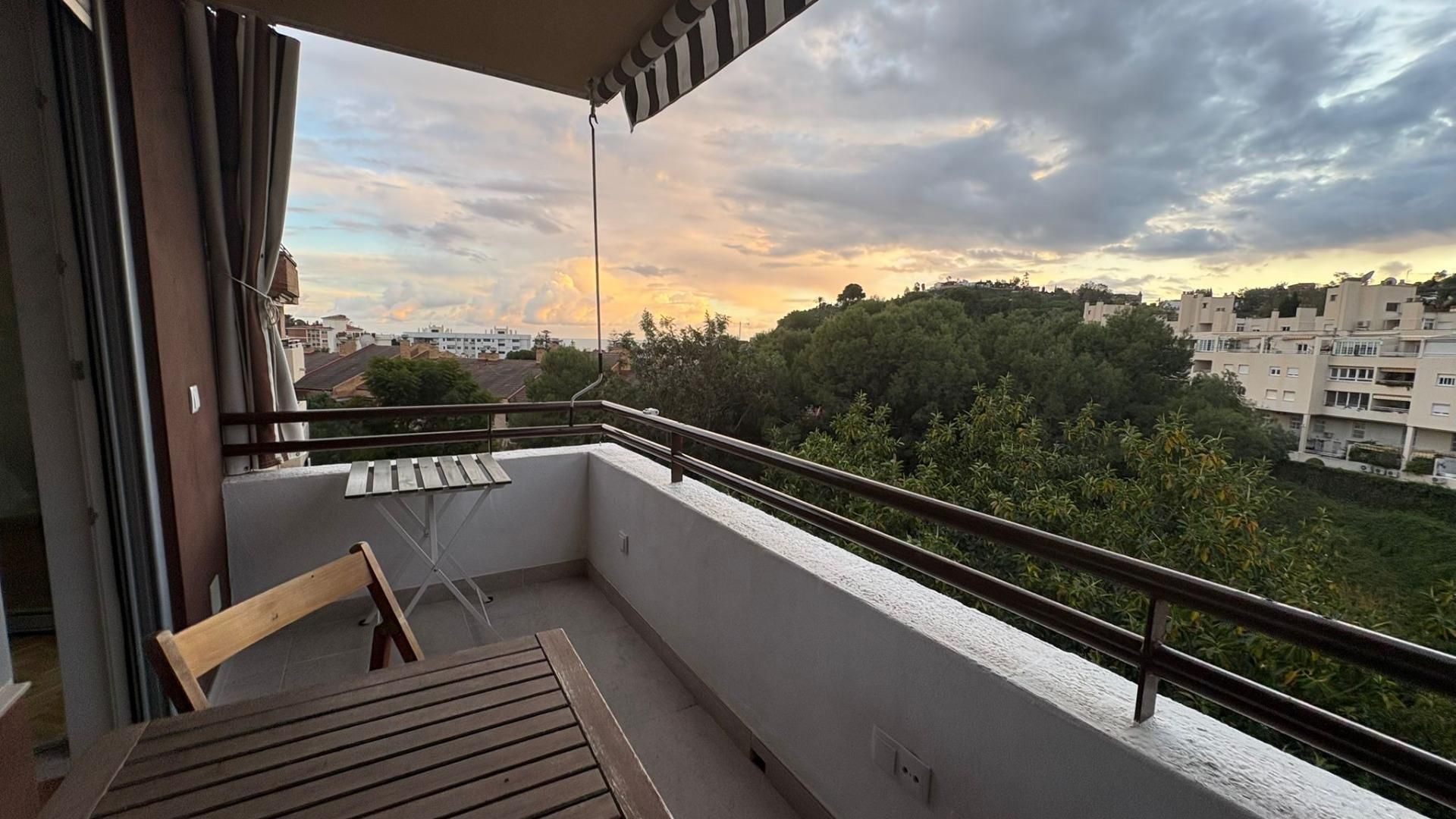 Terrace of Flat to rent in Málaga Capital  with Air Conditioner, Parquet flooring and Terrace