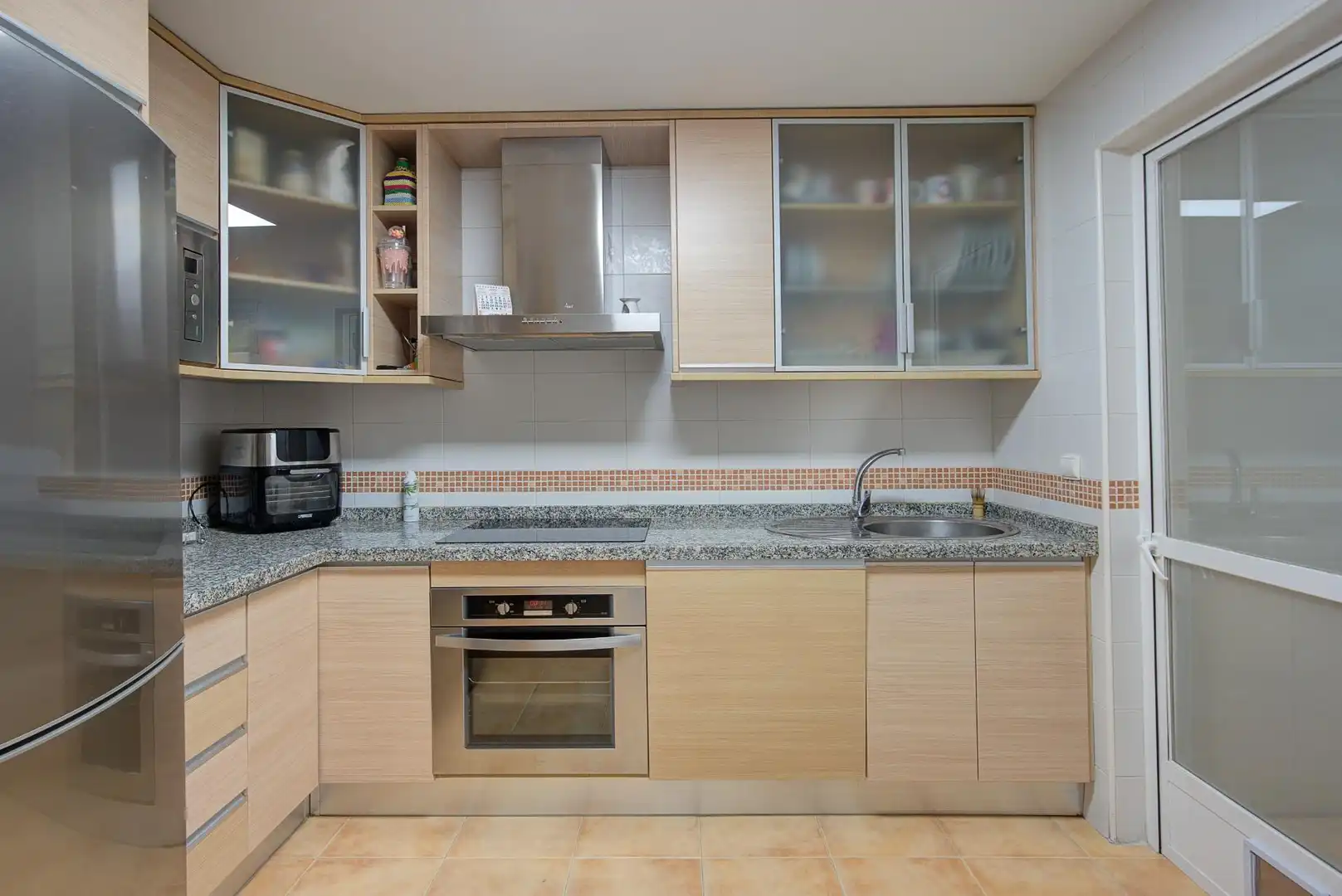 Kitchen of Flat for sale in Atarfe  with Air Conditioner, Terrace and Furnished