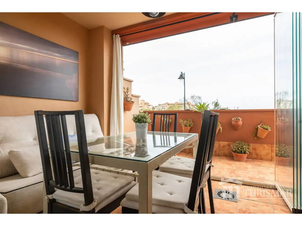 Terrace of Apartments for sale in Ayamonte  with Air Conditioner, Terrace and Furnished