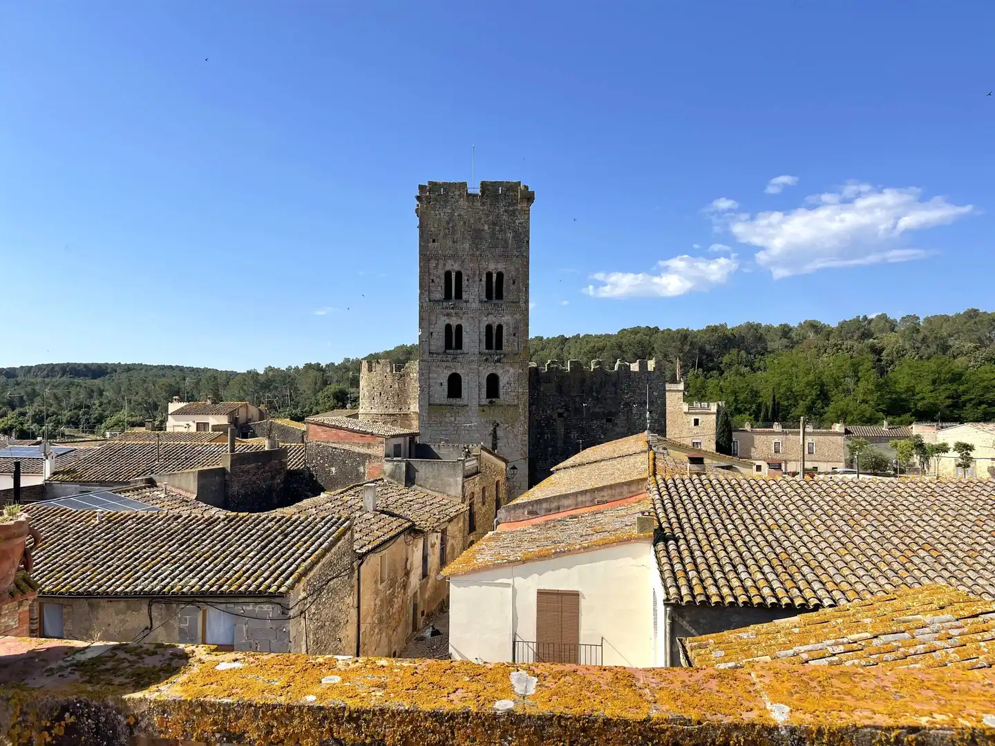 Vista exterior de Finca rústica en venta en Sant Miquel de Fluvià con Calefacción, Amueblado y Balcón