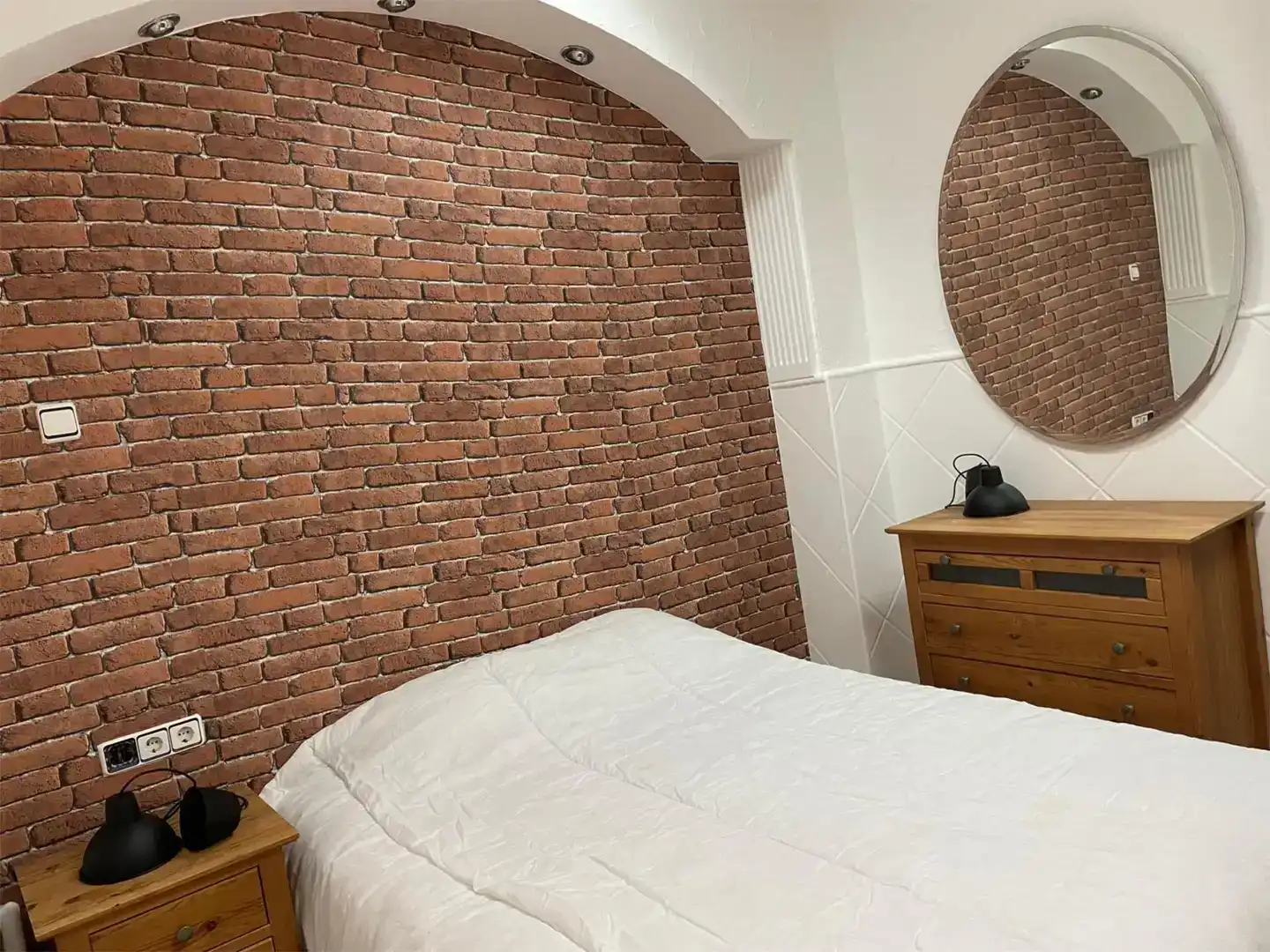Schlafzimmer von Erdgeschoss zur Miete in Alguazas mit Klimaanlage und Möbliert
