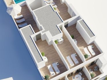 Àtic amb piscina en venda a Centro