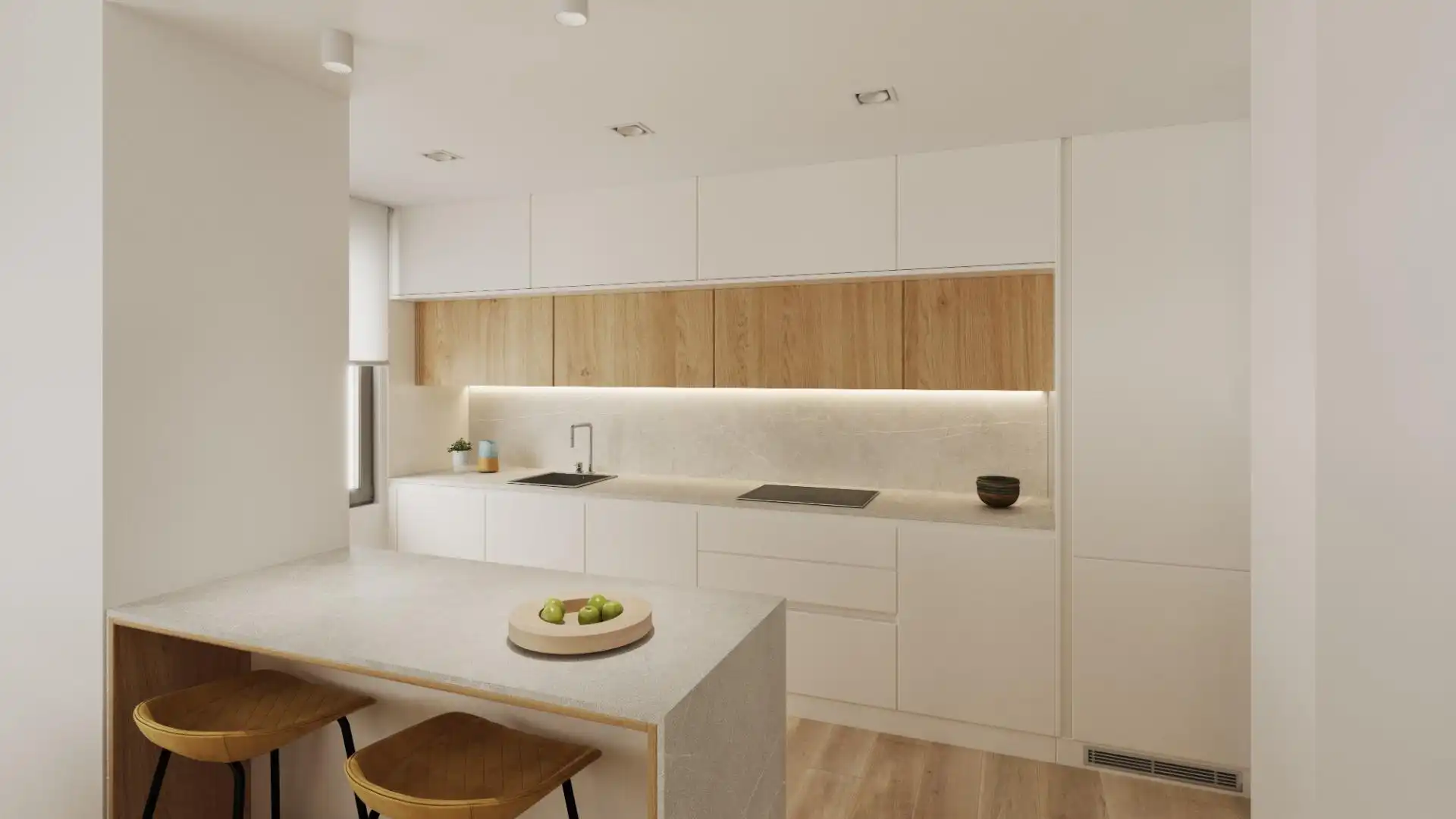 Cocina de Dúplex en venta en Castellón de la Plana / Castelló de la Plana con Aire acondicionado y Trastero