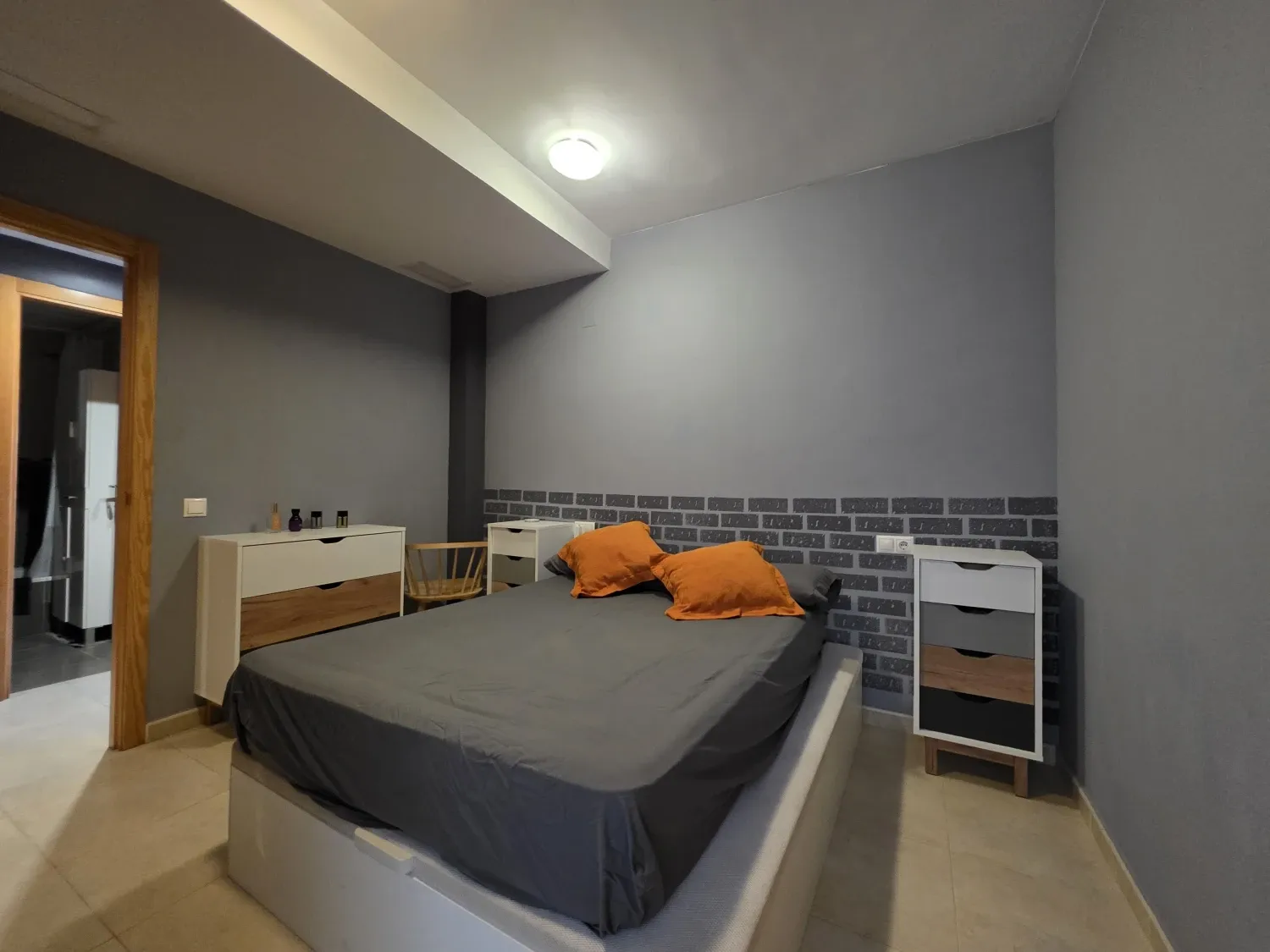 Bedroom of Flat for sale in Beniarjó  with Air Conditioner, Heating and Furnished
