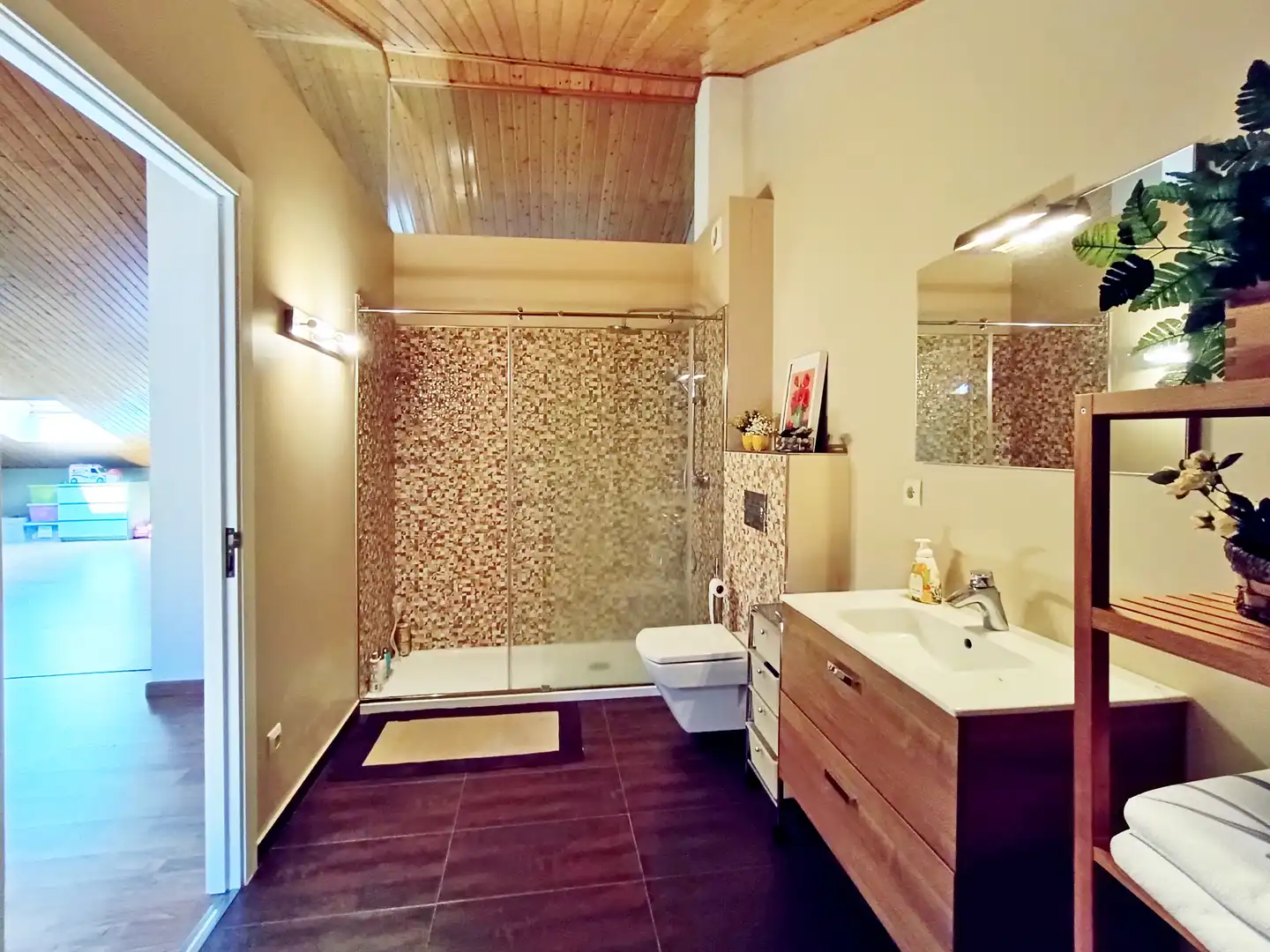 Bathroom of Houses for sale in Cambre   with Heating, Private garden and Terrace