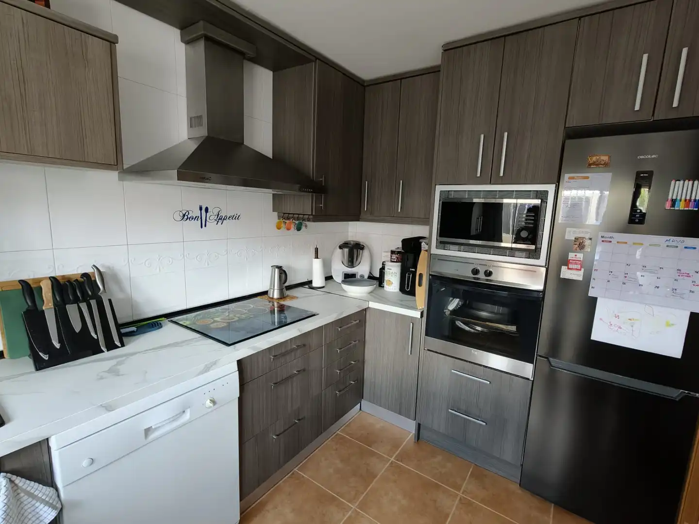 Cocina de Casa o chalet en venta en Novés con Aire acondicionado, Calefacción y Jardín privado