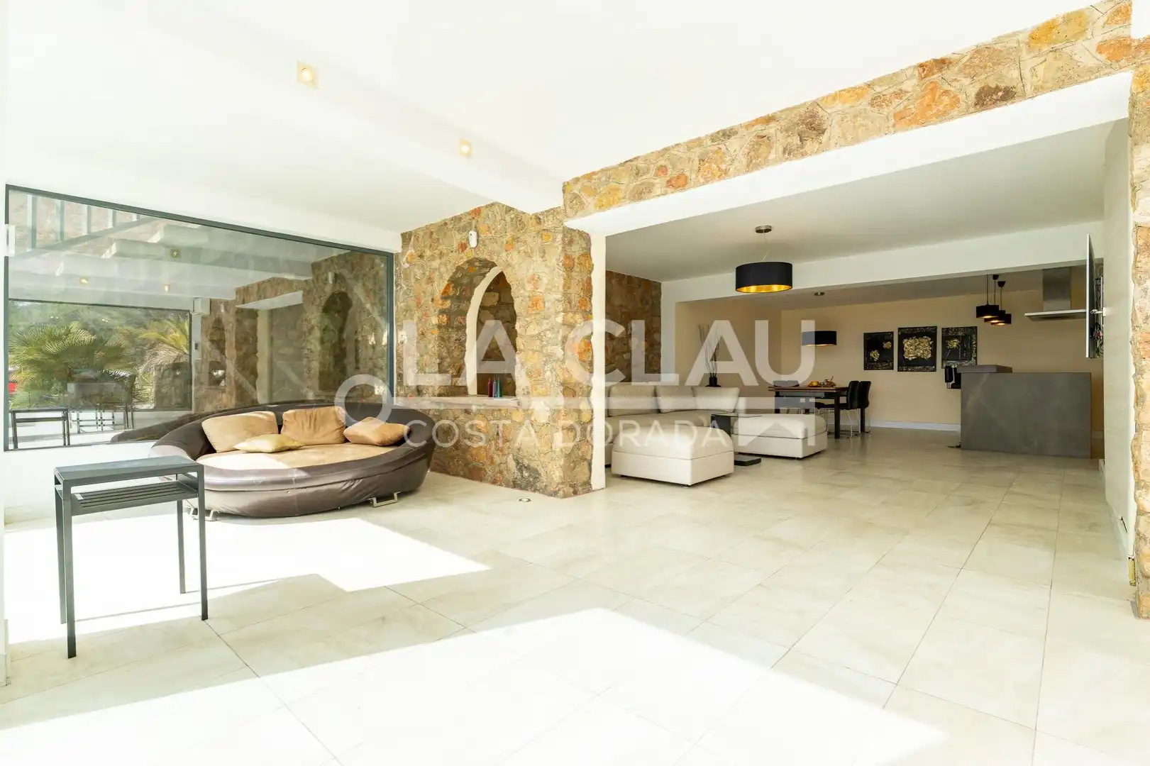 Living room of Houses for sale in Maspujols  with Heating, Private garden and Terrace