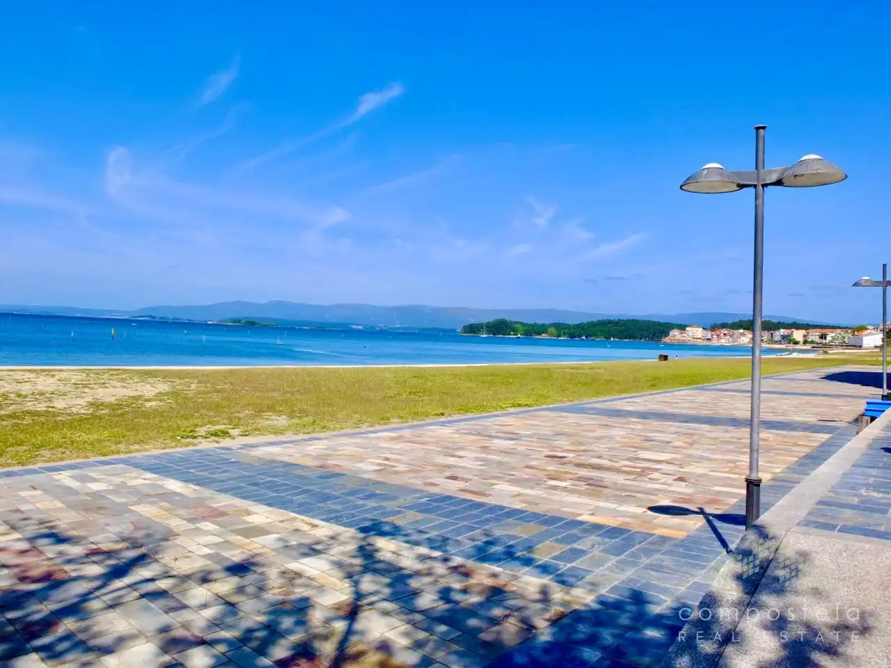 Terrasse von Wohnung zur Miete in Vilagarcía de Arousa mit Heizung, Parkett und Terrasse