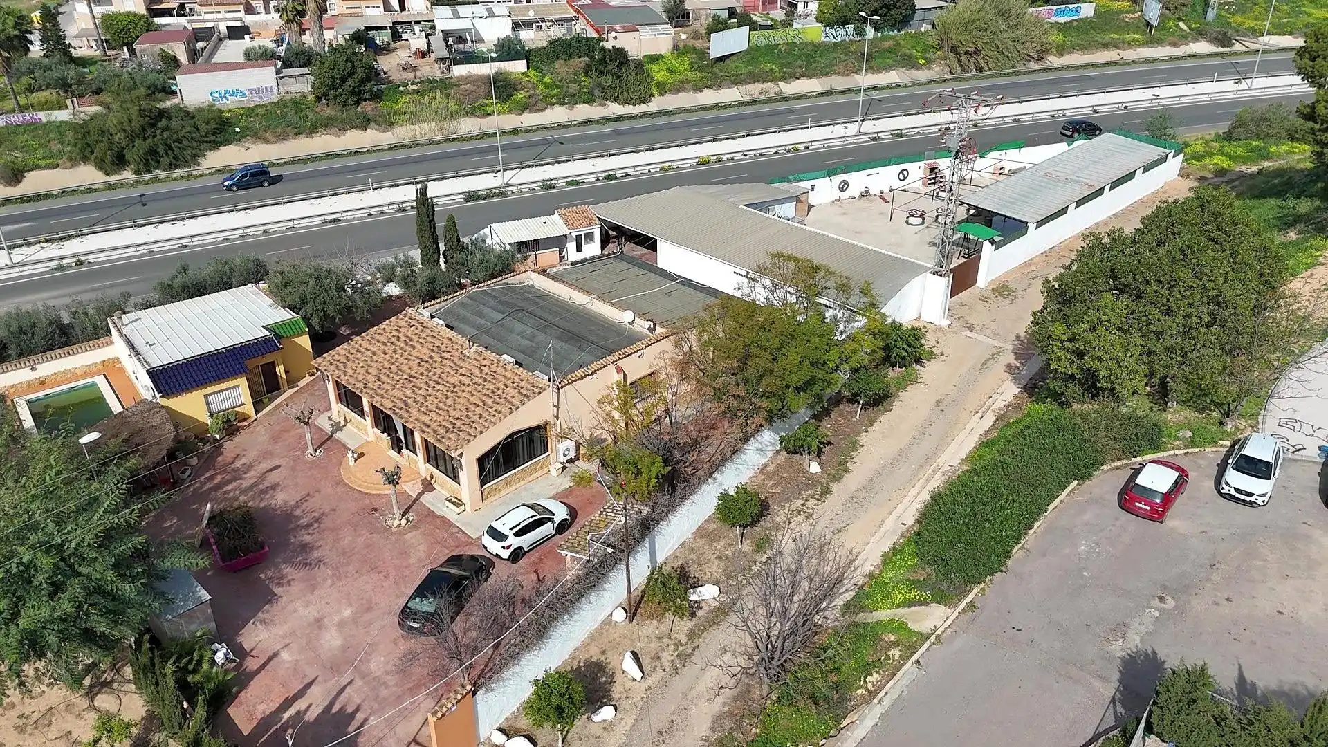 Vista exterior de Casa o chalet en venta en Cartagena con Aire acondicionado, Jardín privado y Amueblado