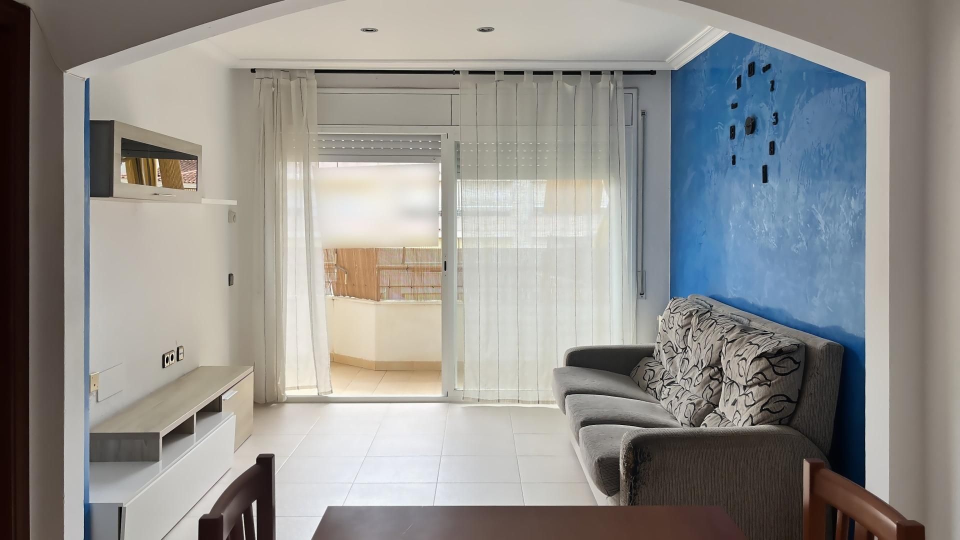 Living room of Flat for sale in Blanes  with Heating, Terrace and Balcony
