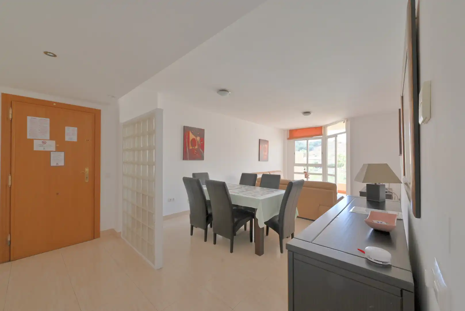 Esszimmer von Wohnungen zum Verkauf in Mijas mit Klimaanlage, Terrasse und Möbliert