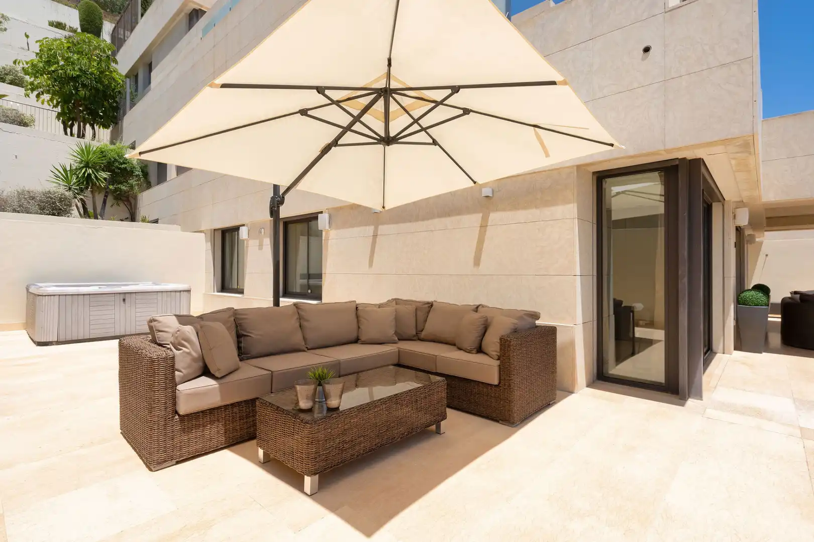 Terraza de Apartamento en venta en Marbella con Aire acondicionado, Terraza y Piscina