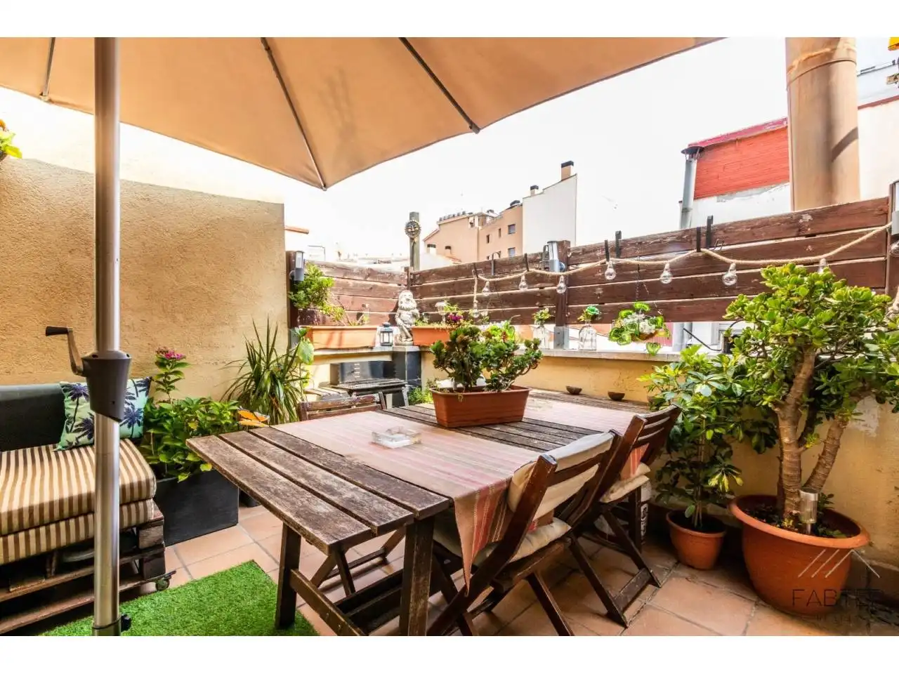 Terrasse von Dachboden zum Verkauf in Terrassa mit Klimaanlage, Heizung und Terrasse