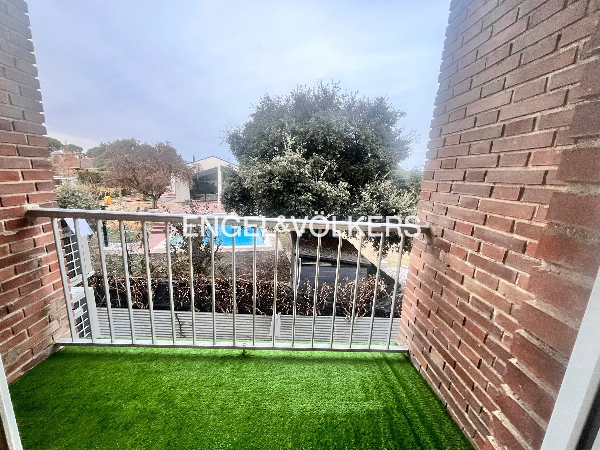 Terrasse von Wohnung miete in Villanueva de la Cañada mit Klimaanlage, Heizung und Terrasse