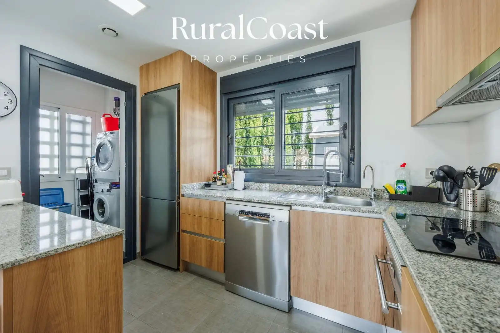 Cocina de Casa adosada en venta en Busot con Aire acondicionado, Calefacción y Terraza
