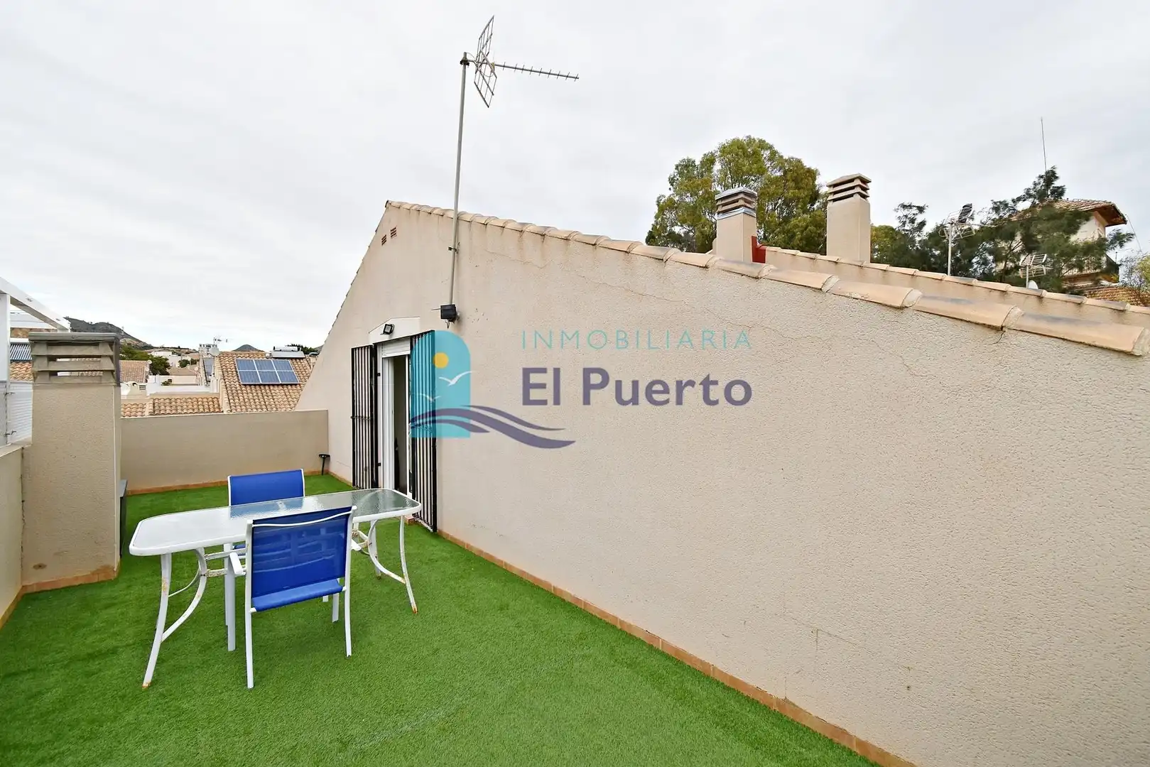 Terraza de Dúplex en venta en Mazarrón con Aire acondicionado, Calefacción y Jardín privado
