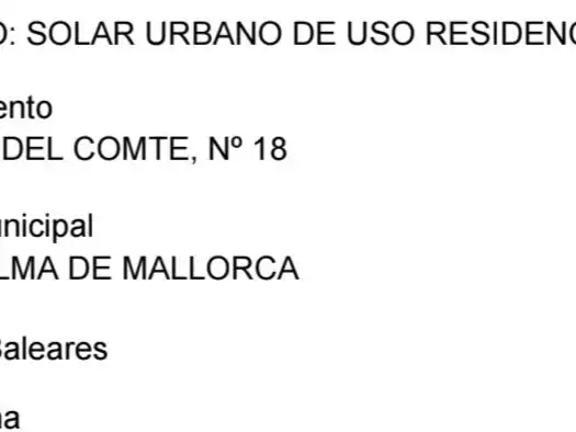 Vista exterior de Terreno en venta en  Palma de Mallorca