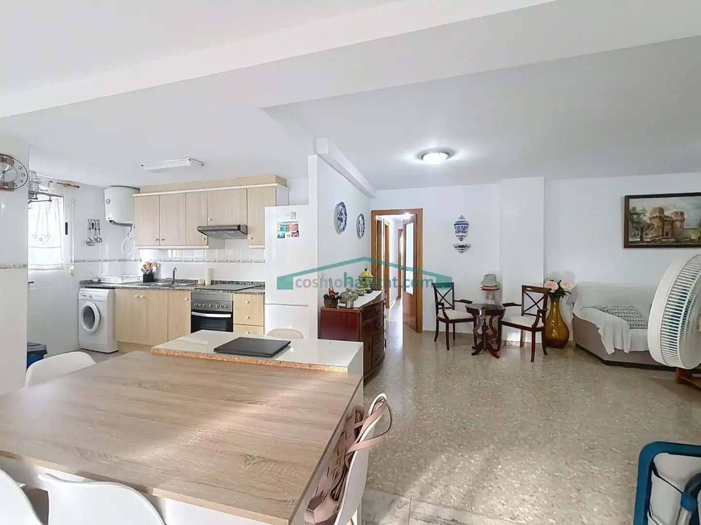 Cuina de Pis en venda en Canet d'En Berenguer amb Jardí privat, Terrassa i Balcó