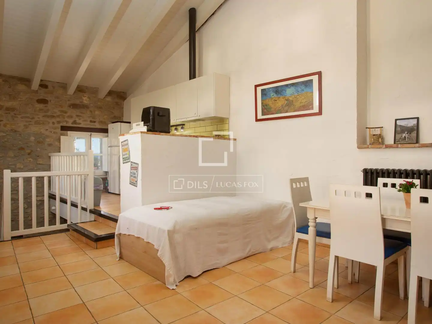 Habitación de Finca rústica en venta en Santa Pau con Jardín privado, Terraza y Trastero