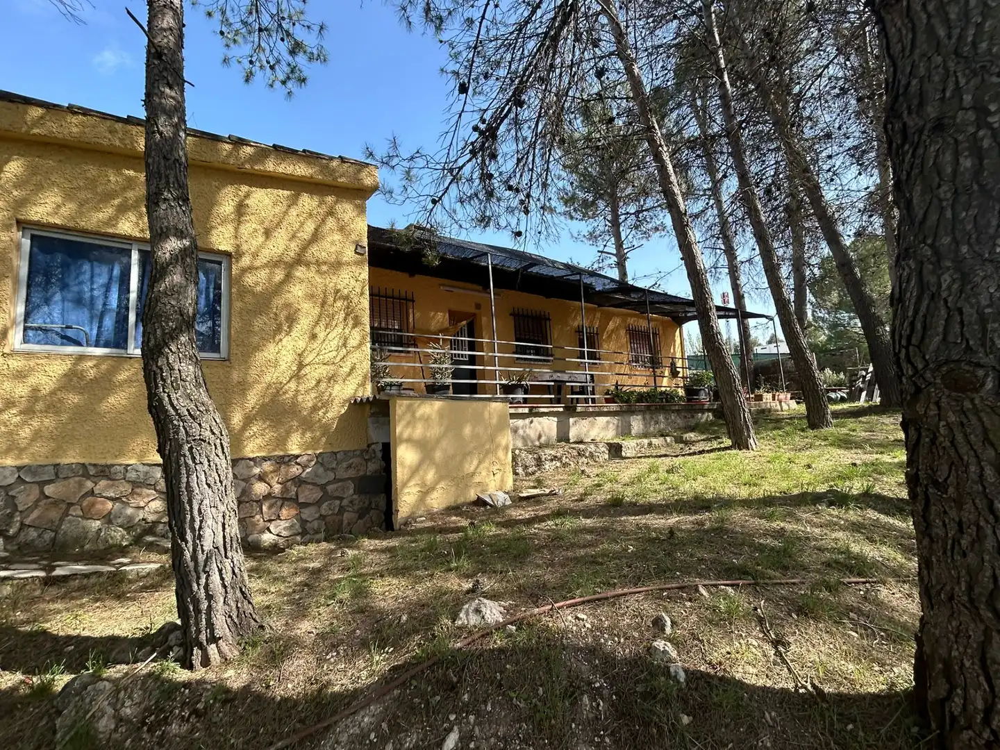 Vista exterior de Finca rústica en venta en Almoguera con Jardín privado y Piscina