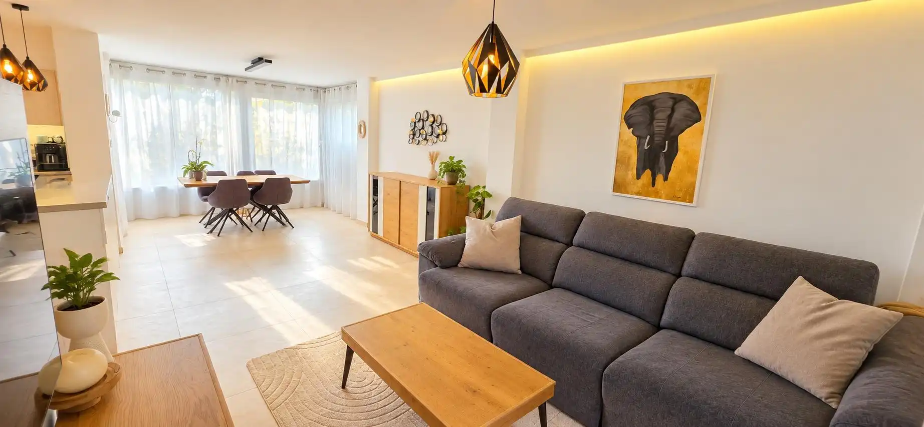 Wohnzimmer von Wohnung zum Verkauf in Cas Català - Illetes
