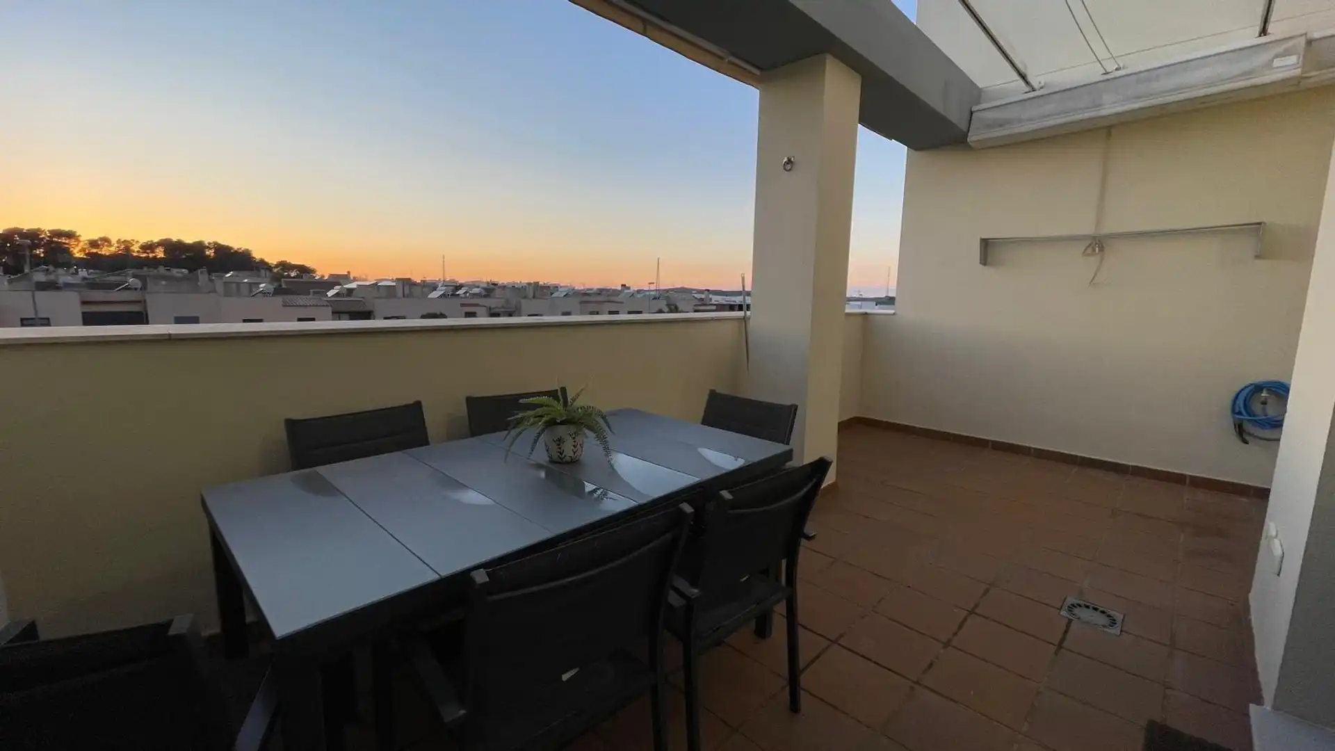 Terraza de Ático en venta en Jerez de la Frontera con Aire acondicionado, Jardín privado y Piscina comunitaria