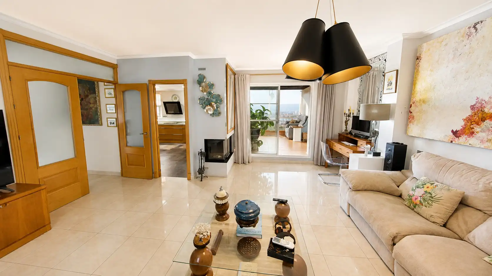Sala d'estar de Àtic en venda en Vélez-Málaga amb Aire condicionat, Terrassa i Traster