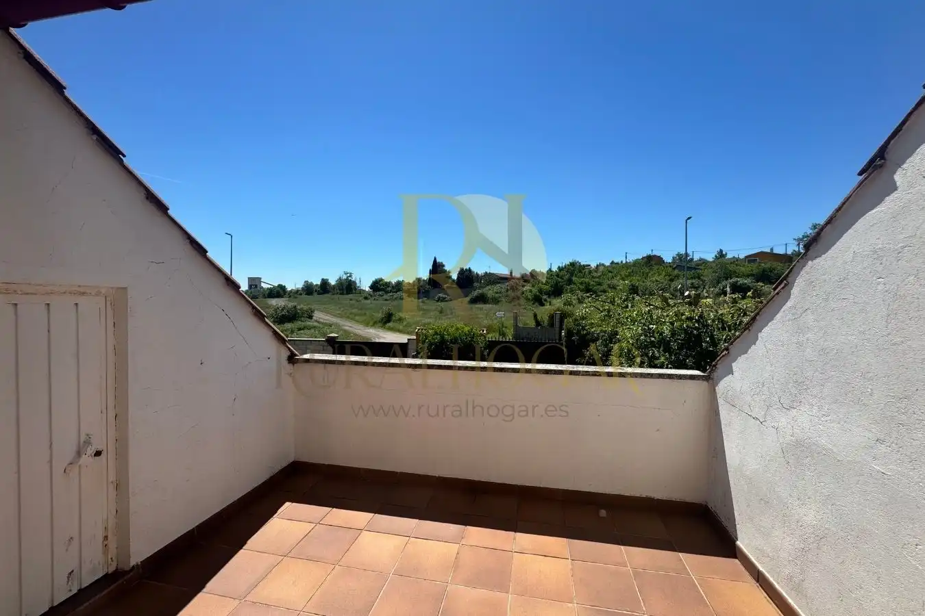 Terraza de Casa o chalet en venta en Santovenia de la Valdoncina con Calefacción, Jardín privado y Parquet