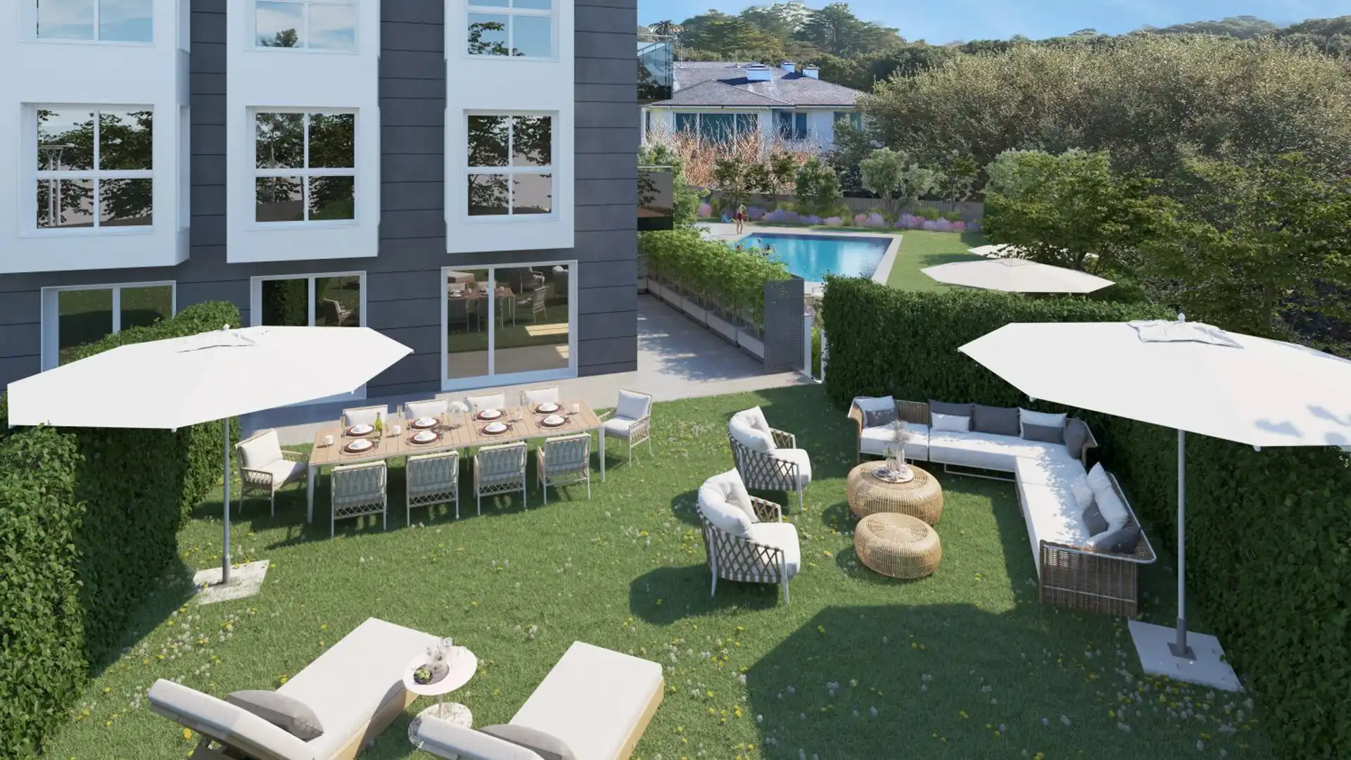 Terrace of Flat for sale in Noja  with Heating, Terrace and Community pool