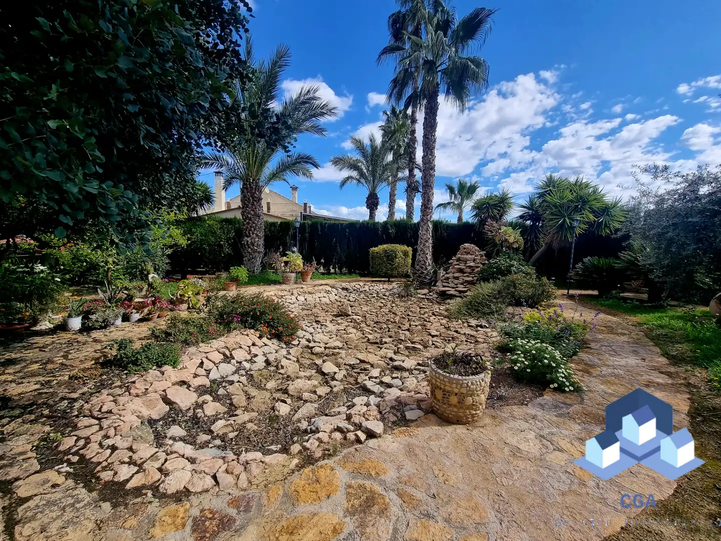 Jardí de Casa o xalet en venda en Lorca amb Aire condicionat, Calefacció i Jardí privat