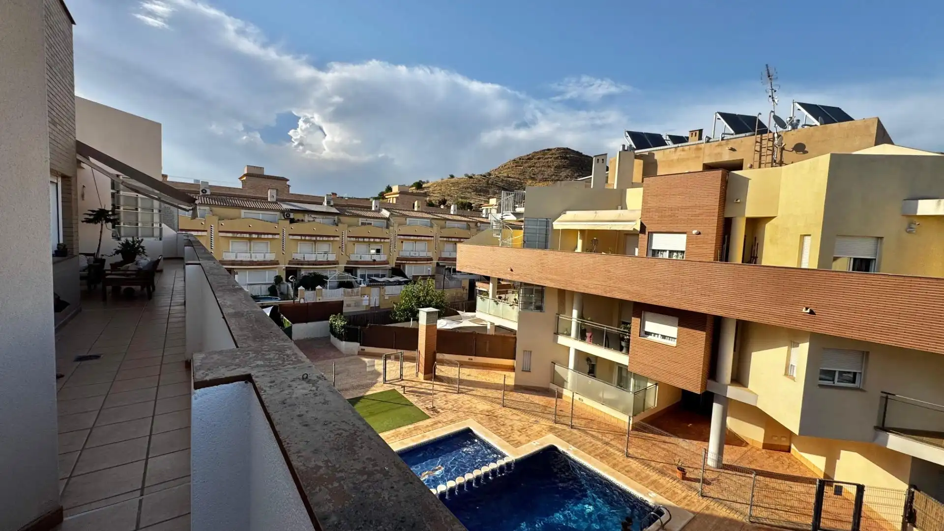 Vista exterior de Àtic en venda en Murcia amb Aire condicionat, Terrassa i Traster