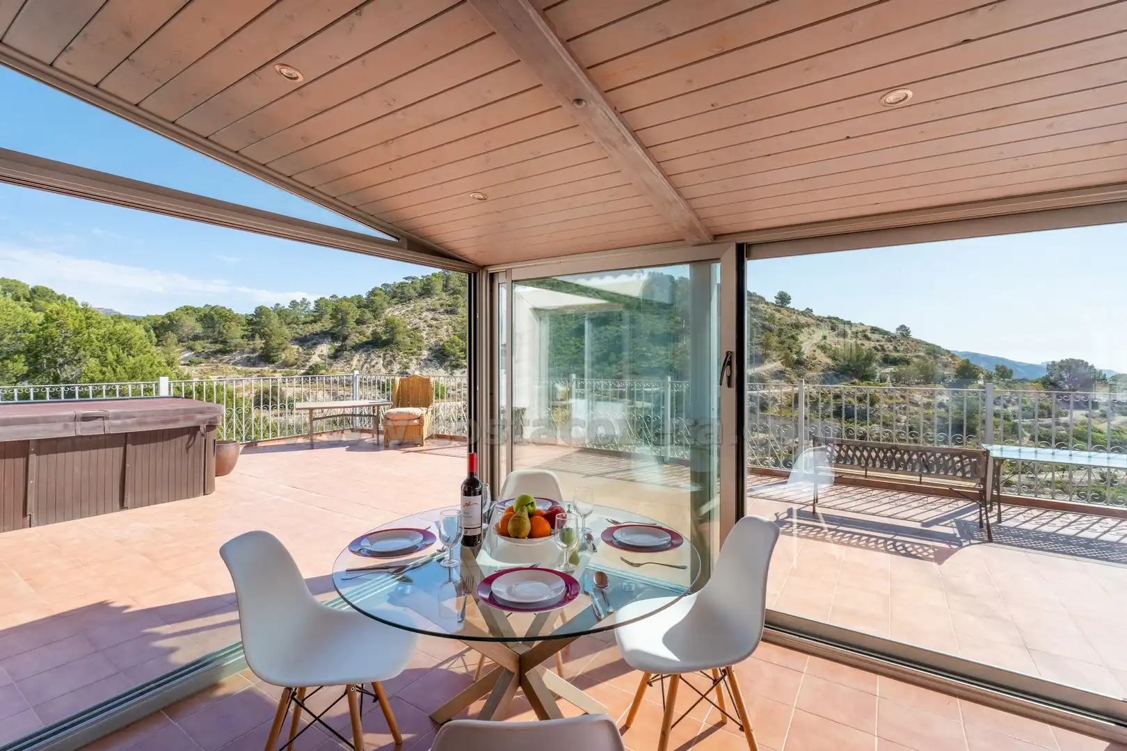 Terraza de Casa o chalet en venta en Relleu con Aire acondicionado, Jardín privado y Terraza