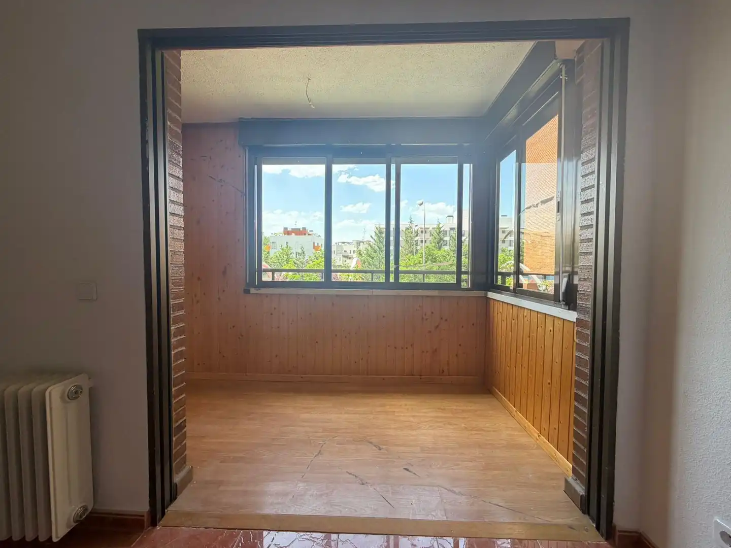 Schlafzimmer von Wohnung zur Miete in Madrid mit Heizung, Privatgarten und Abstellraum