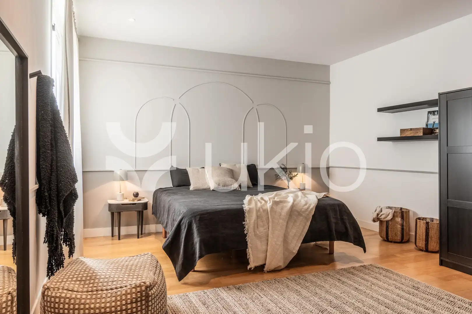 Bedroom of Apartments for rent in Madrid  with Heating, Oven and Washing machine