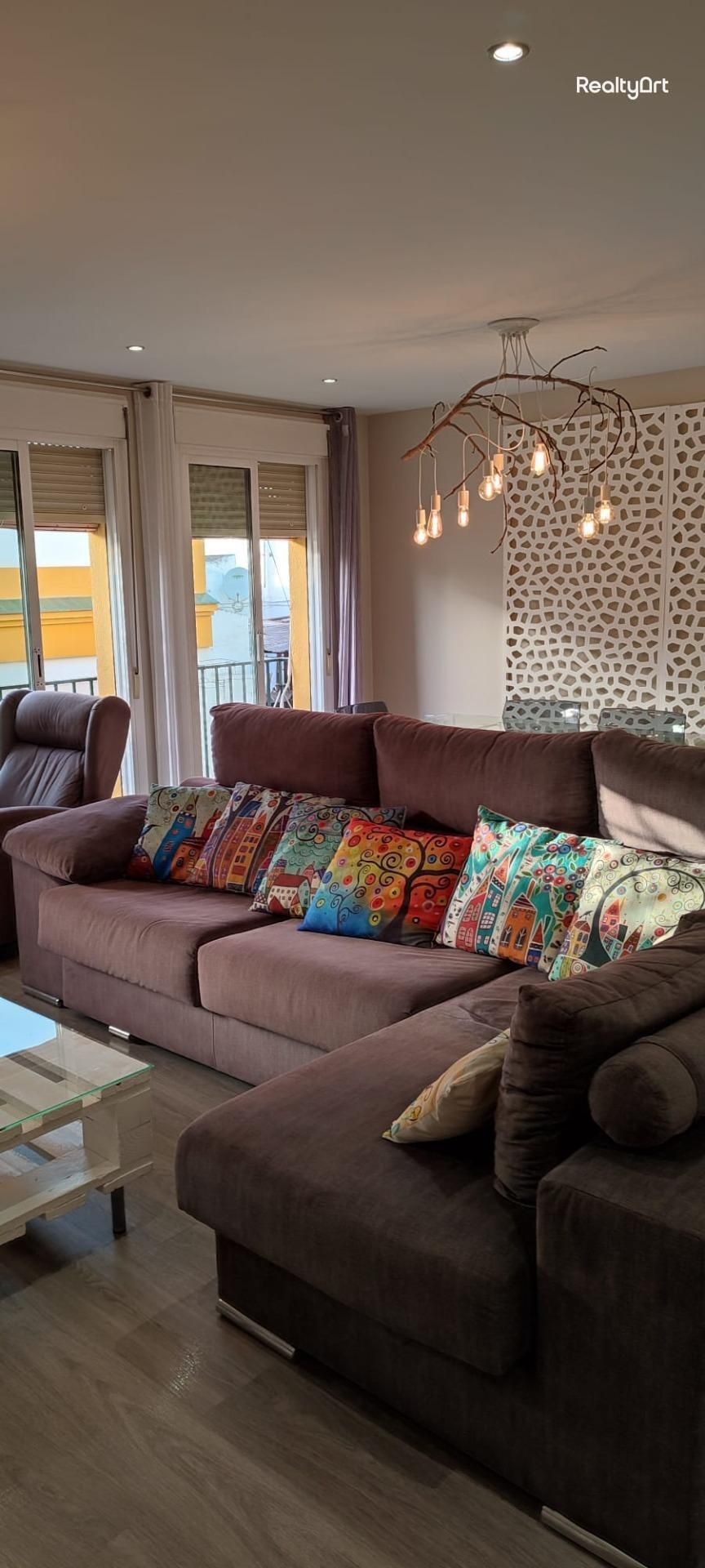 Living room of Flat for sale in  Sevilla Capital  with Air Conditioner and Terrace