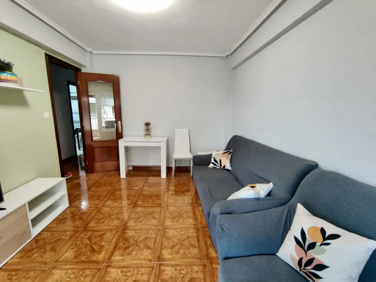 Sala d'estar de Pis de lloguer en Laredo amb Calefacció, Terrassa i Moblat
