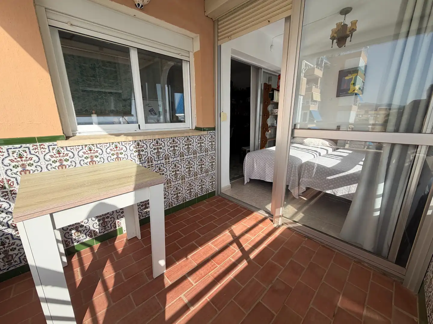 Terraza de Apartamento en venta en Algarrobo con Aire acondicionado, Terraza y Amueblado